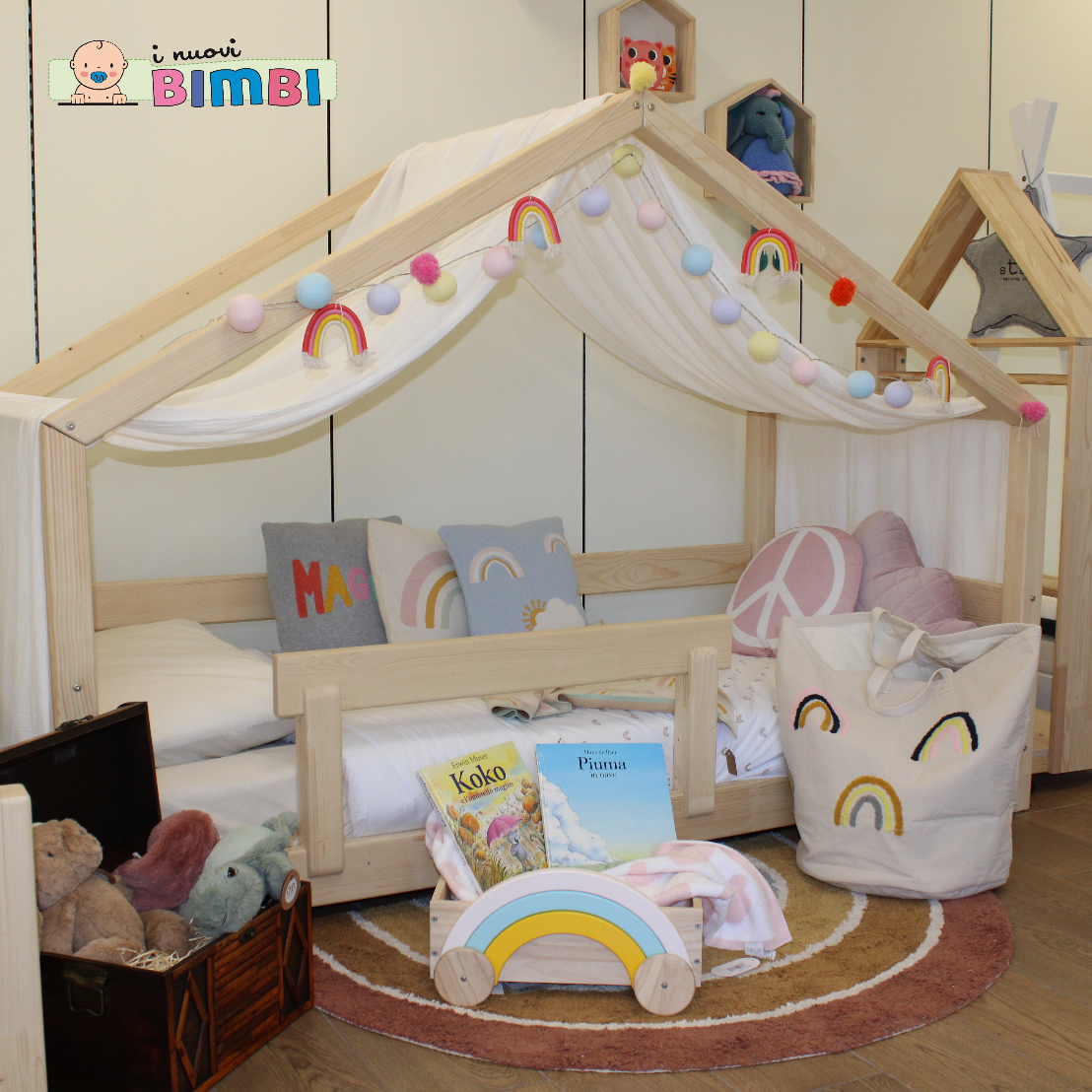 Letto Montessoriano Arcobaleni
